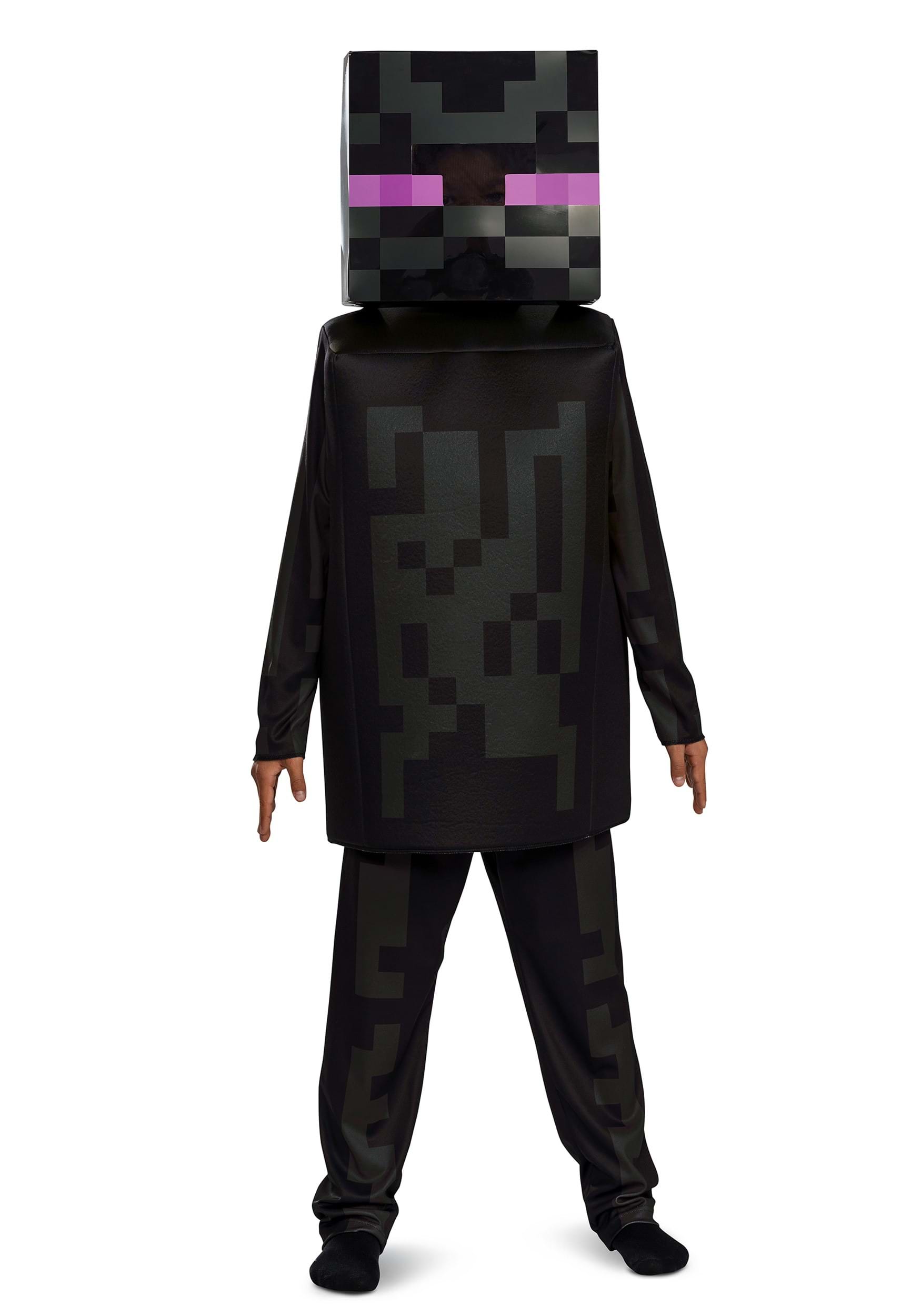 Photos - Fancy Dress Deluxe Disguise Limited Minecraft Kid's Enderman  Costume Black/Purple 