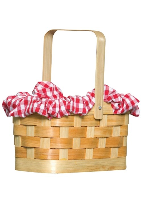 Red Gingham Basket