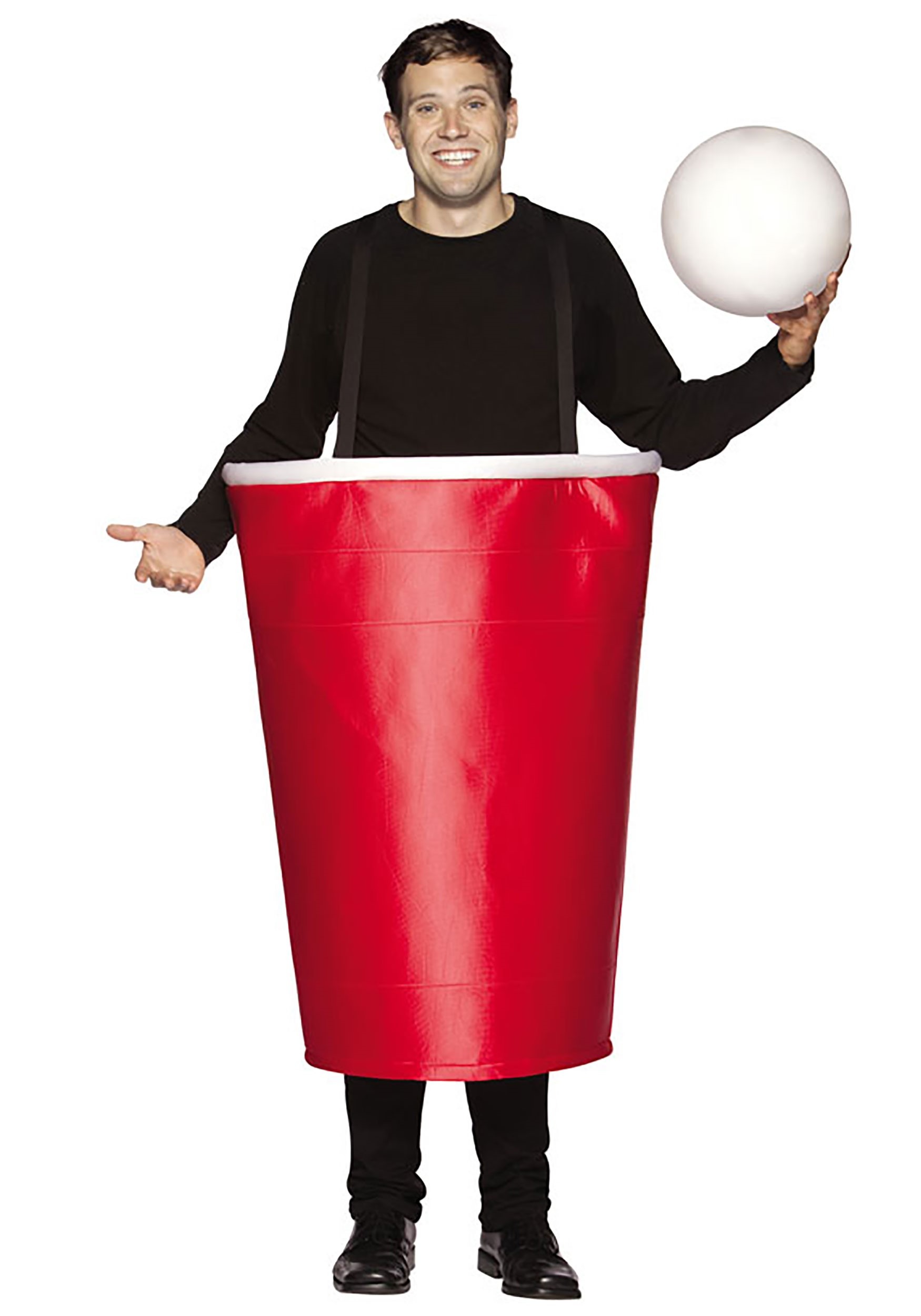 Funny Red Beer Pong Cup Costume