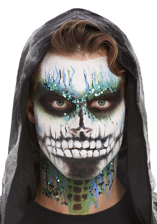 Glow in the Dark Glitter Skeleton Makeup Kit