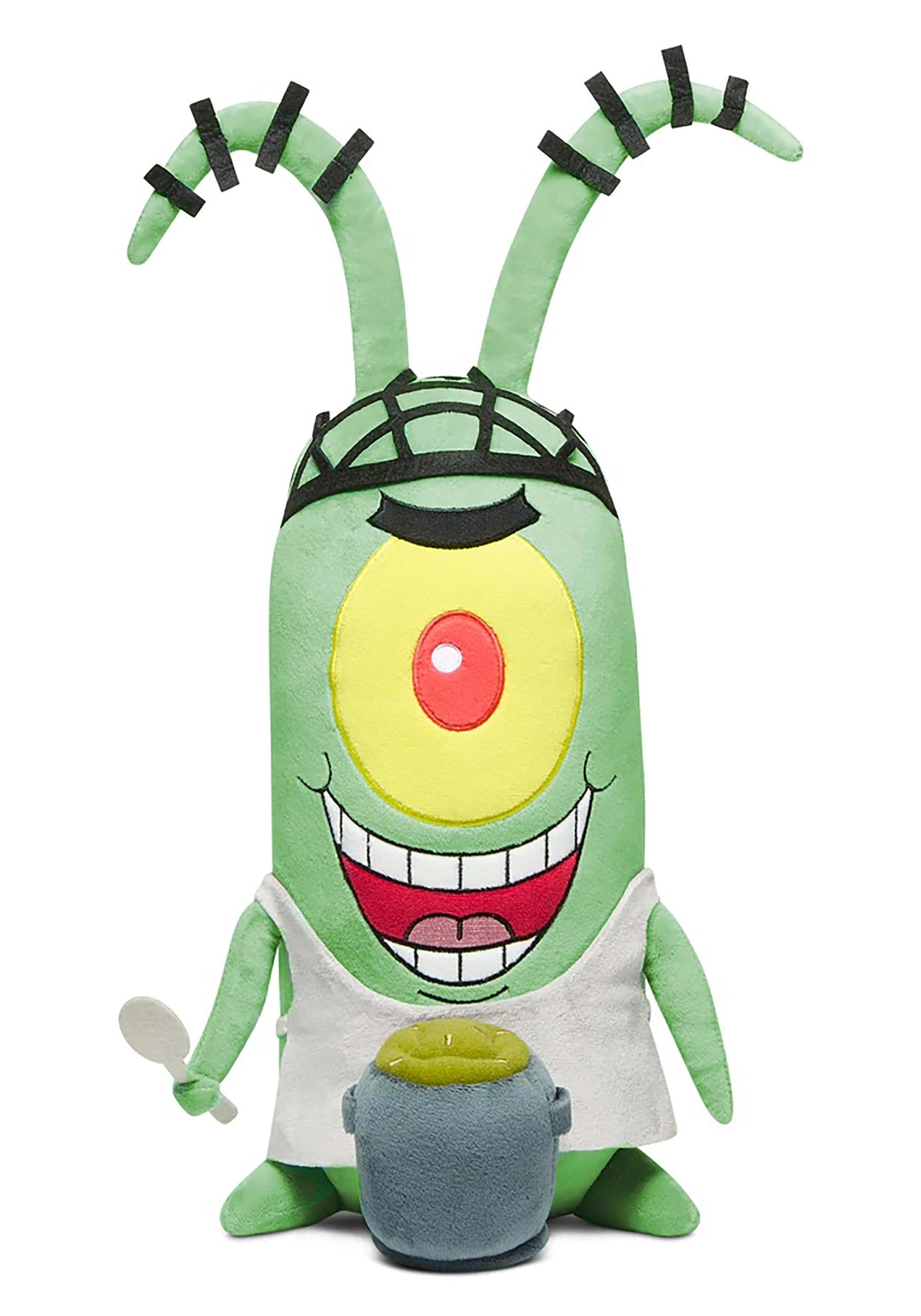 13" Kamp Koral HugMe Plankton Plush | Spongebob Squarepants Toys