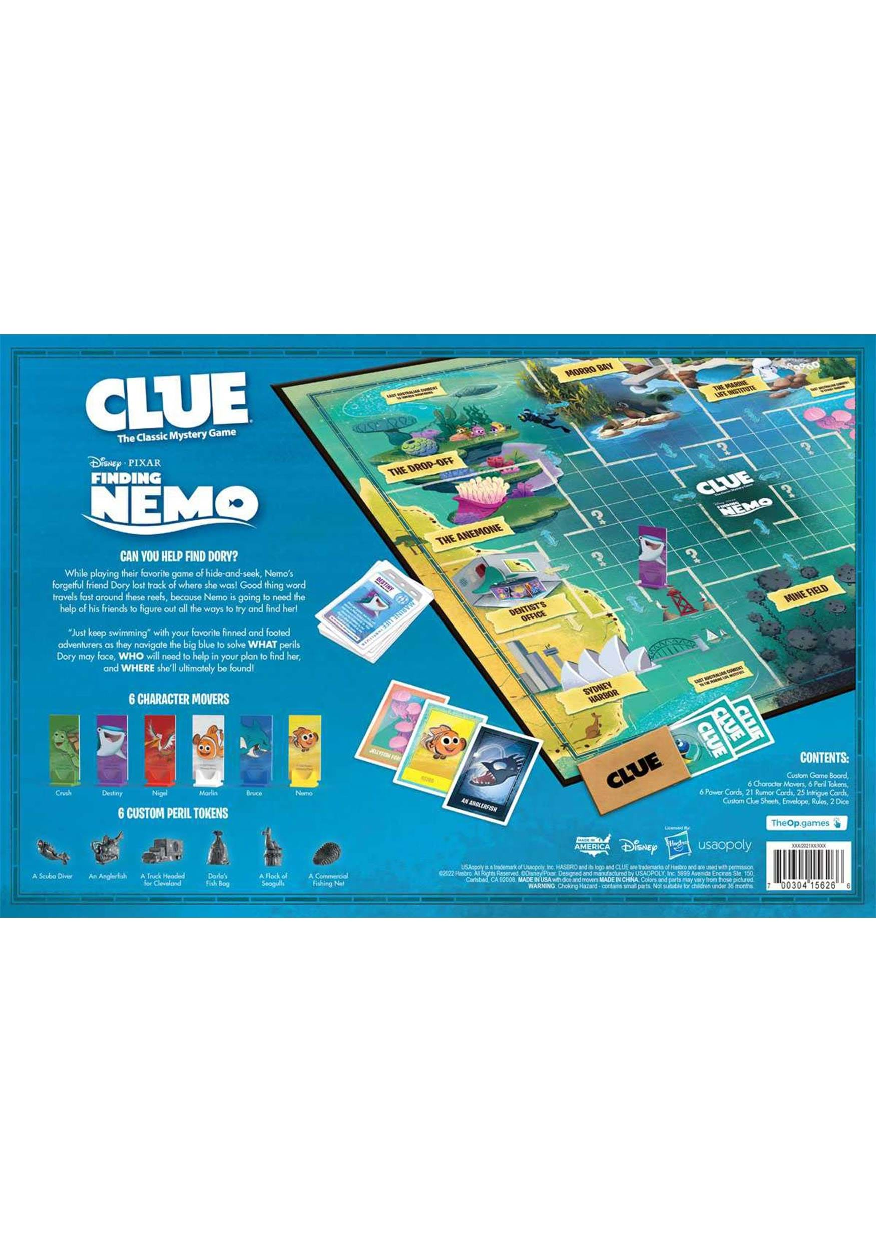 CLUE: Finding Nemo Game