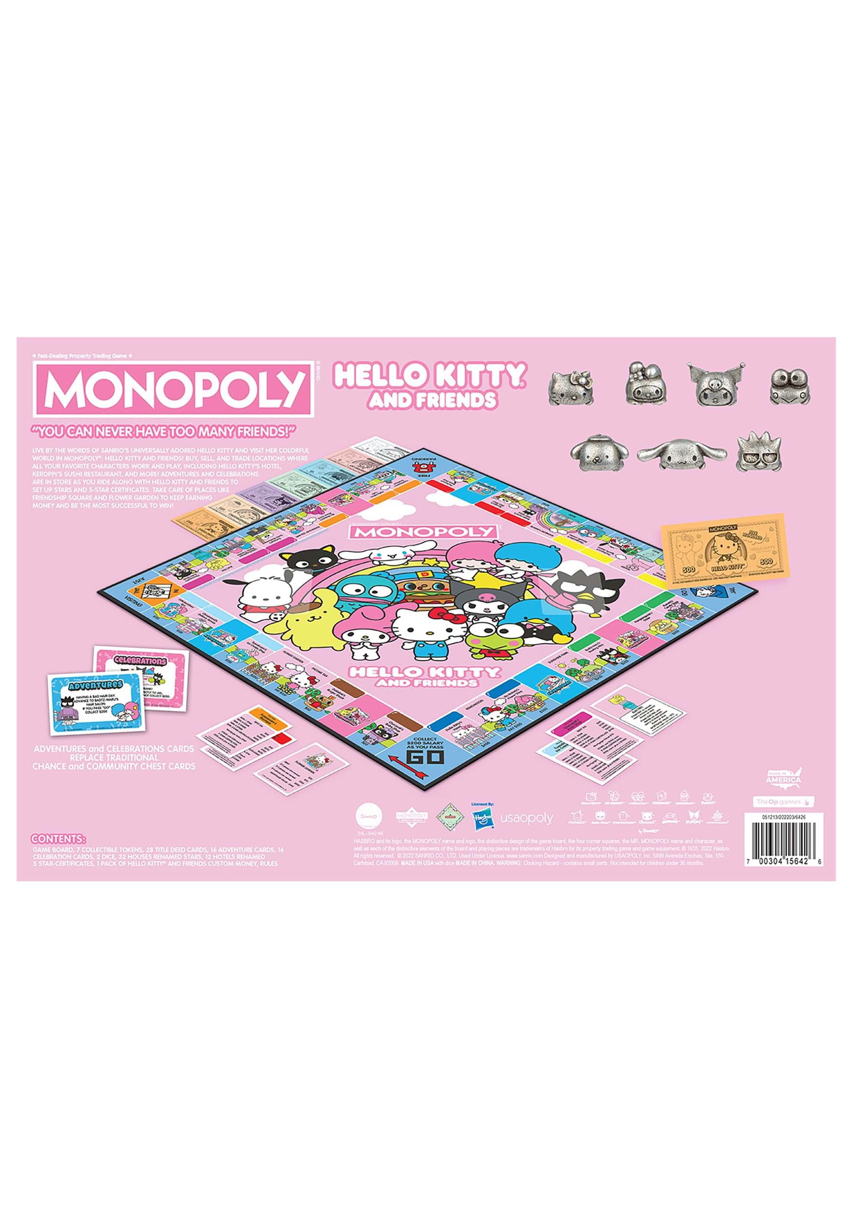 Hello Kitty & Friends Monopoly Game