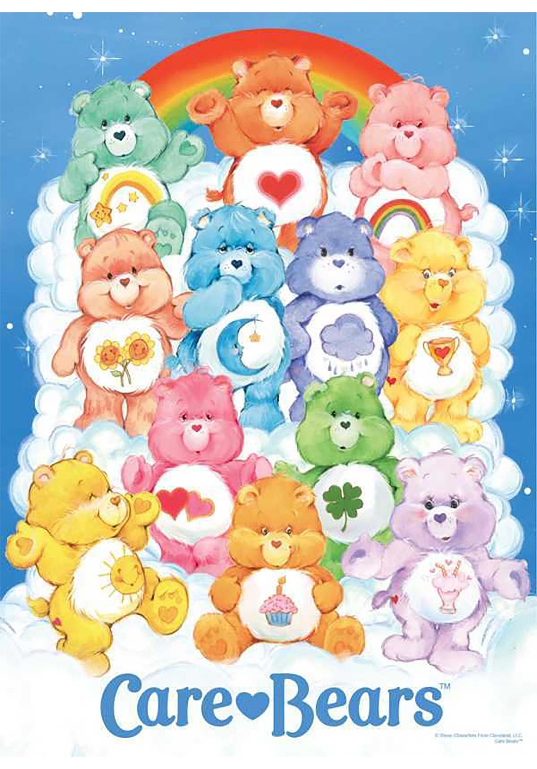 Care Bears 1000 Piece 40th Anniversary Collage Puzzle