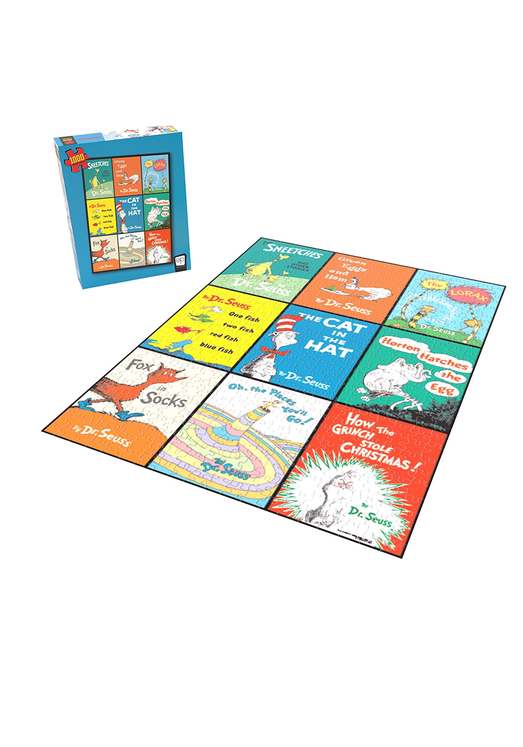 1000 Piece Dr. Seuss Books Puzzle | Childrens Book Puzzles
