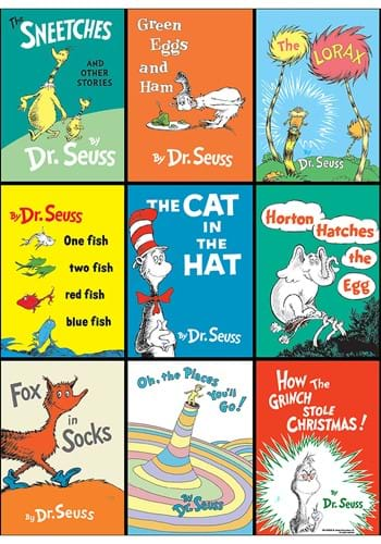 1000 Piece Dr. Seuss Books Puzzle | Children's Book Puzzles