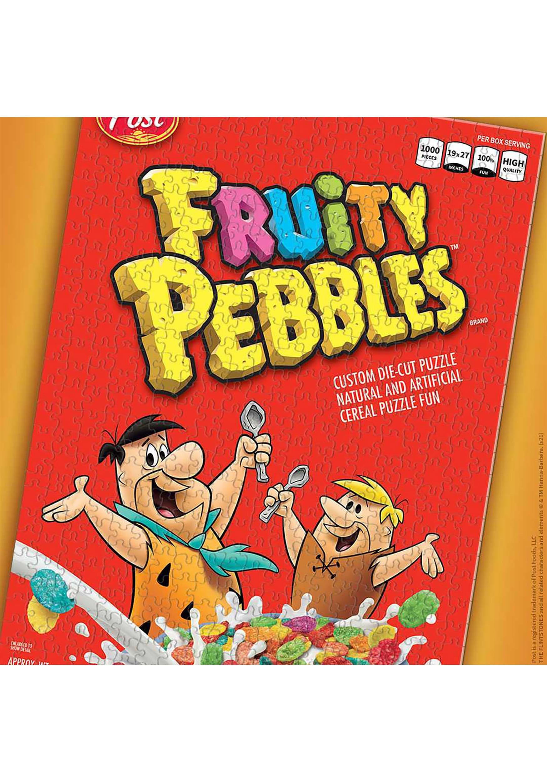 1000 Piece Fruity Pebbles Puzzle , Food And Drink Puzzles