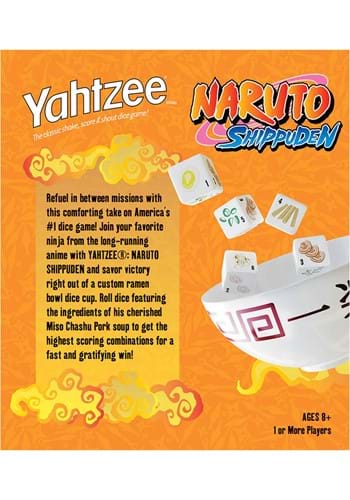 Naruto Shippuden Yahtzee Dice Game