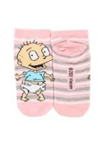 Nickelodeon Classics Ladies 5 Pair Low Cut Socks Alt 1