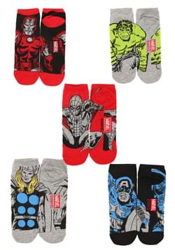 Mens Avengers 5pk Low Cut Socks