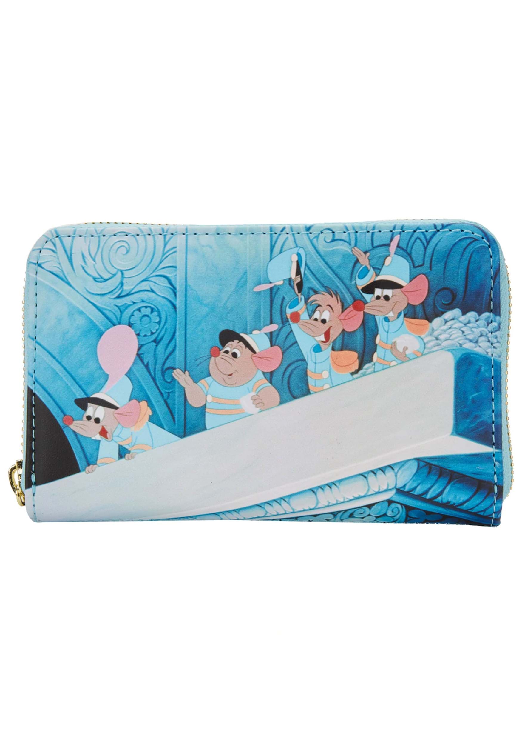 Disney Pencil Bag Case Pen Mickey Mouse Alice Princess Winnie the Pooh Clear New 