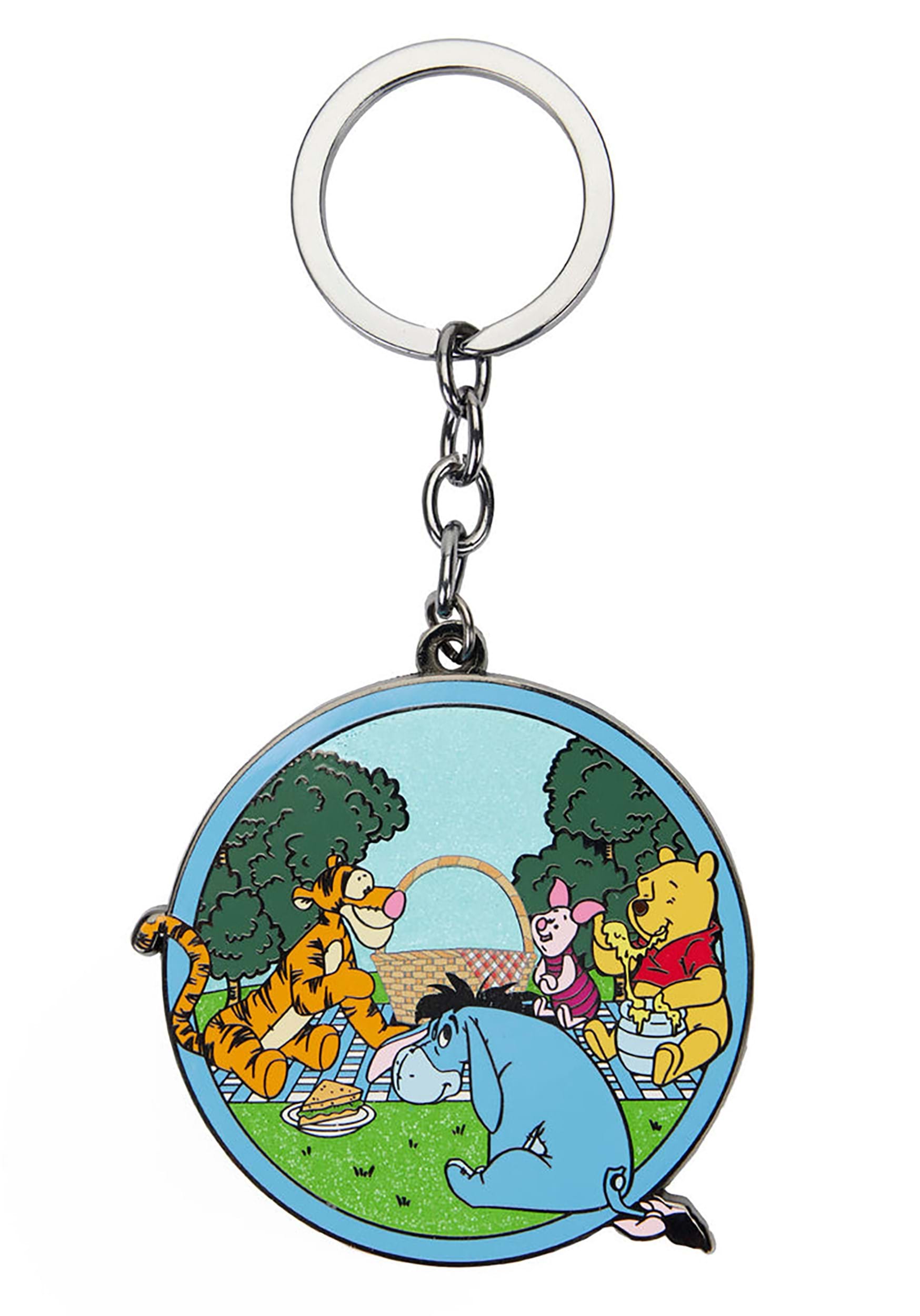 Loungefly Disney Winnie the Pooh Picnic Time Keychain
