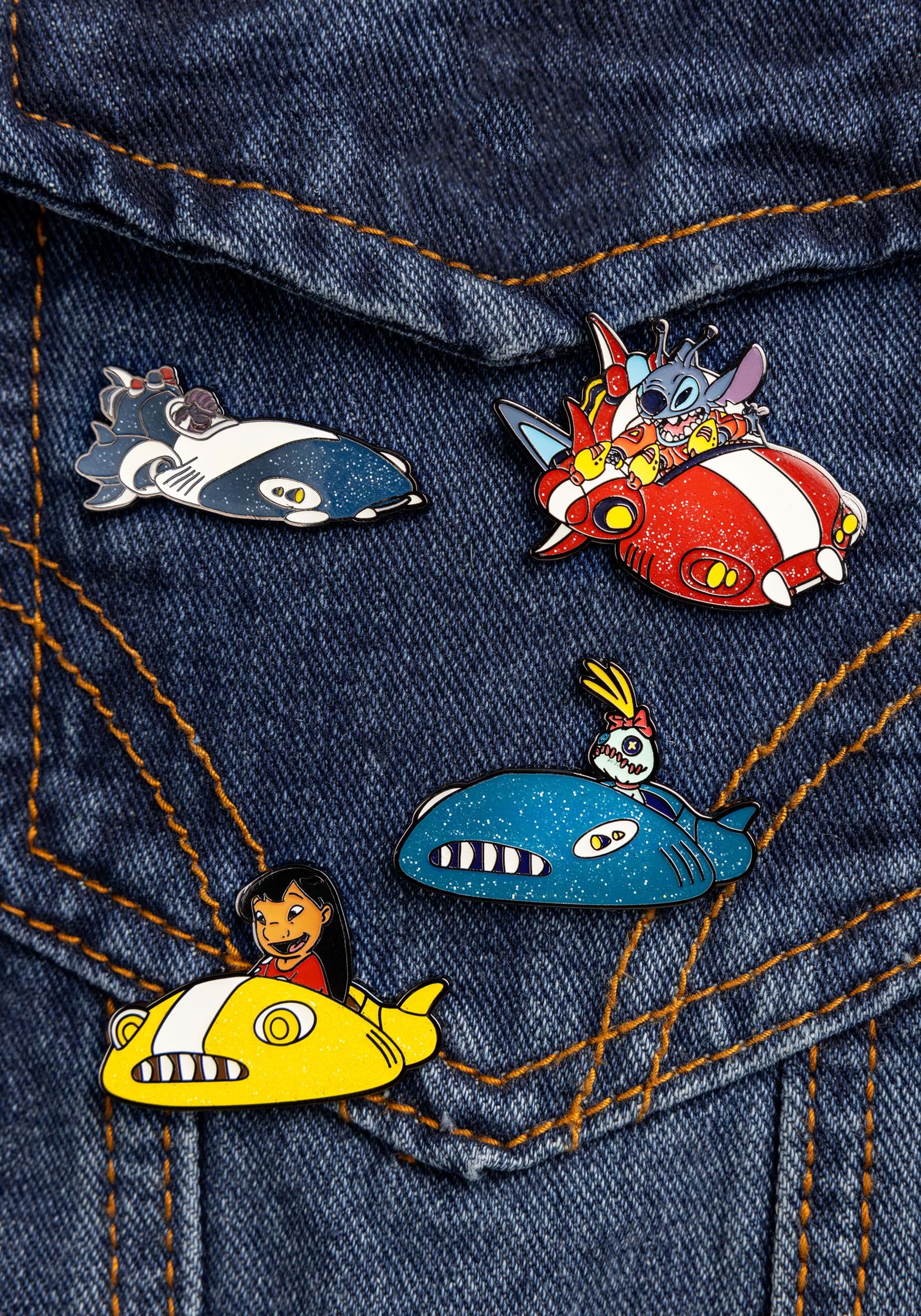 Lilo and Stitch 'Stitch x Mickey' Enamel Pin - Distinct Pins