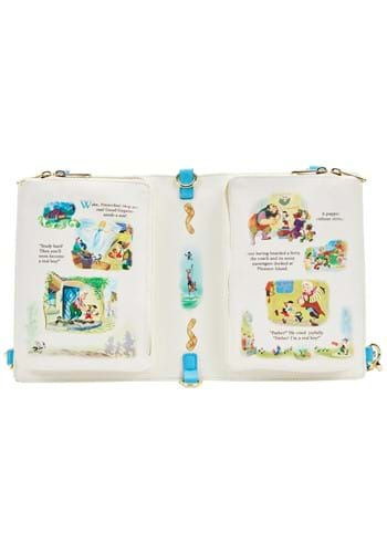 Loungefly Disney Classic Books Pinocchio Convertible Crossbody Backpack