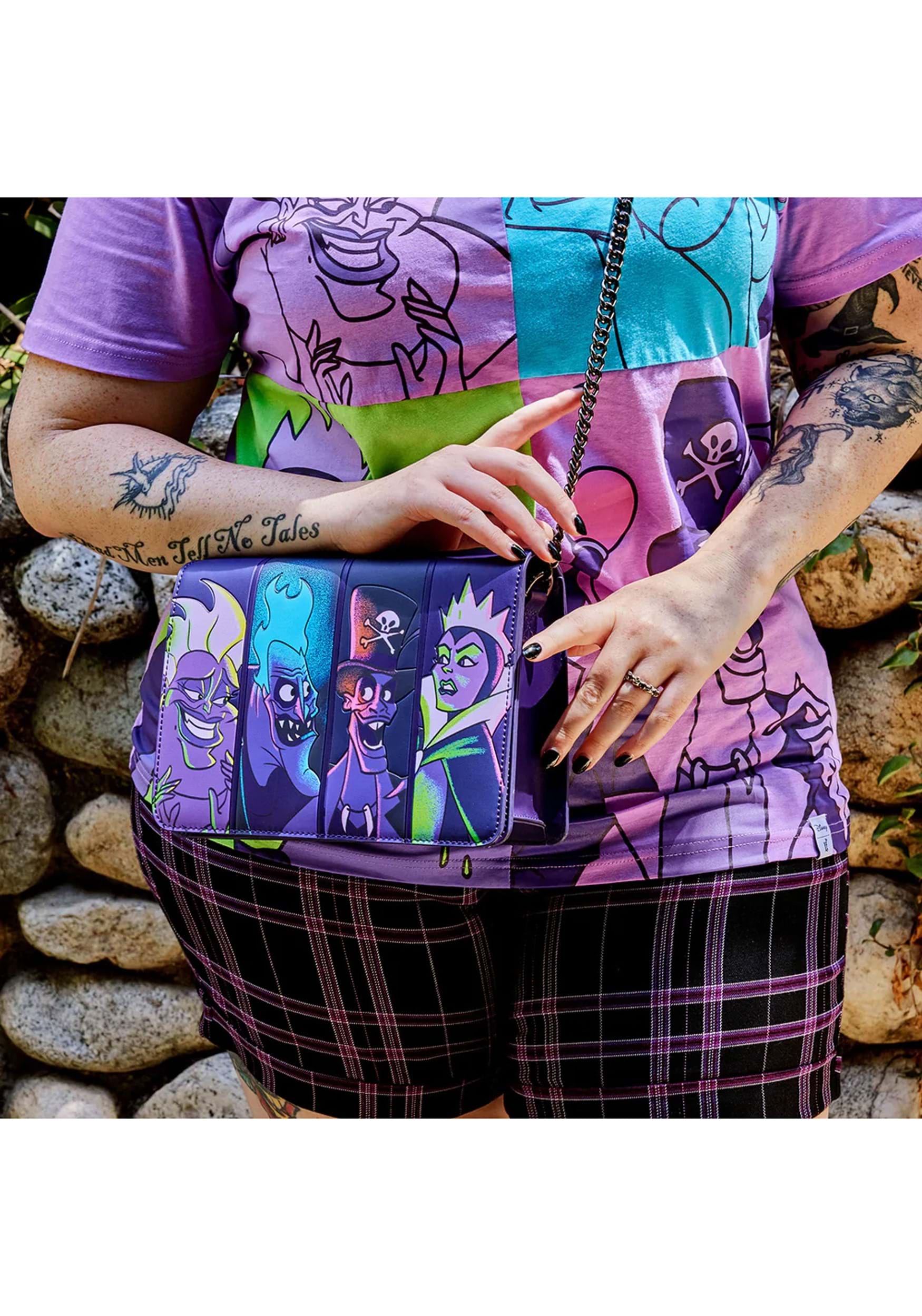 Loungefly Disney Villains Classic All Over Print Faux Leather
