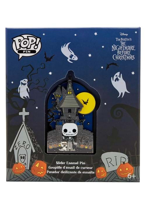 Pop by Loungefly Disney Jack Skellington Sliding Pin