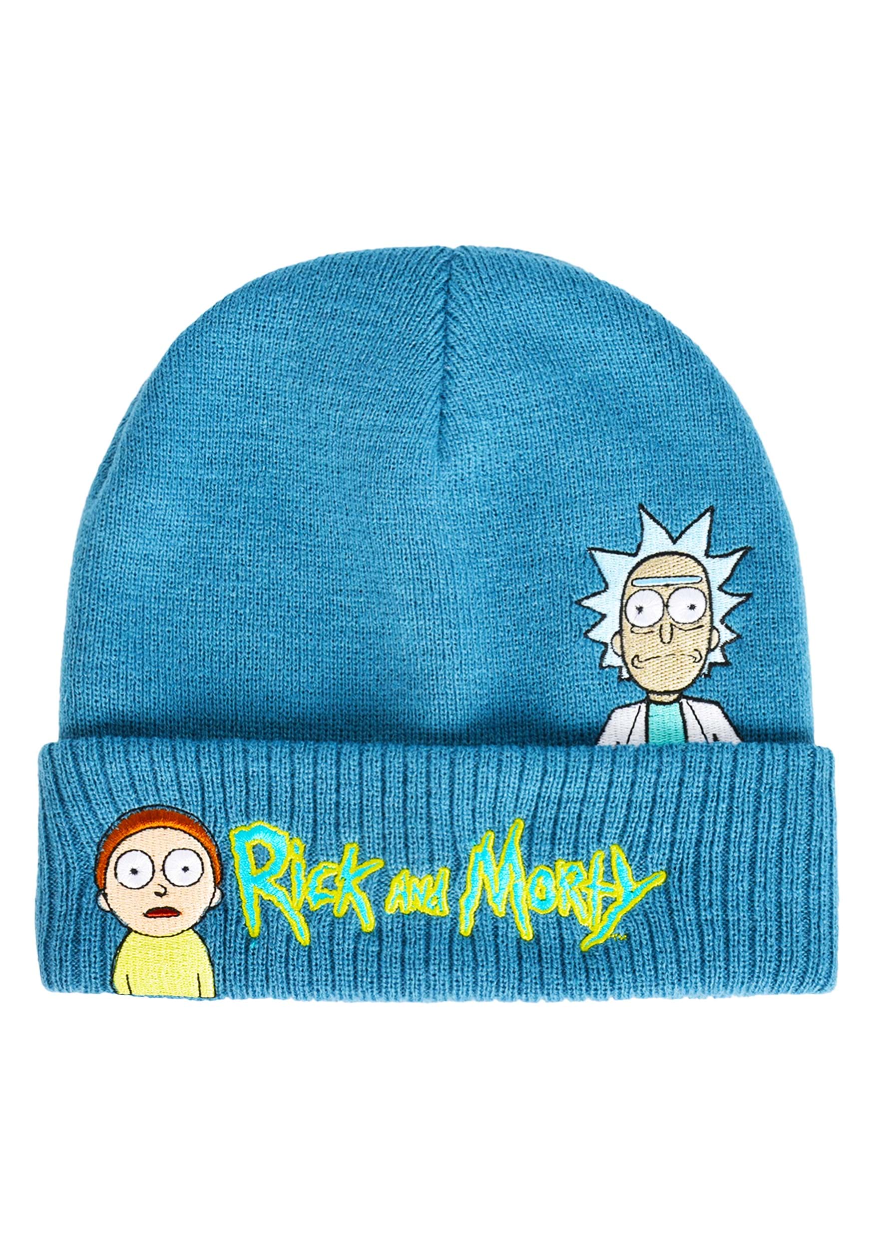 Staring Face Rick and Morty Beanie