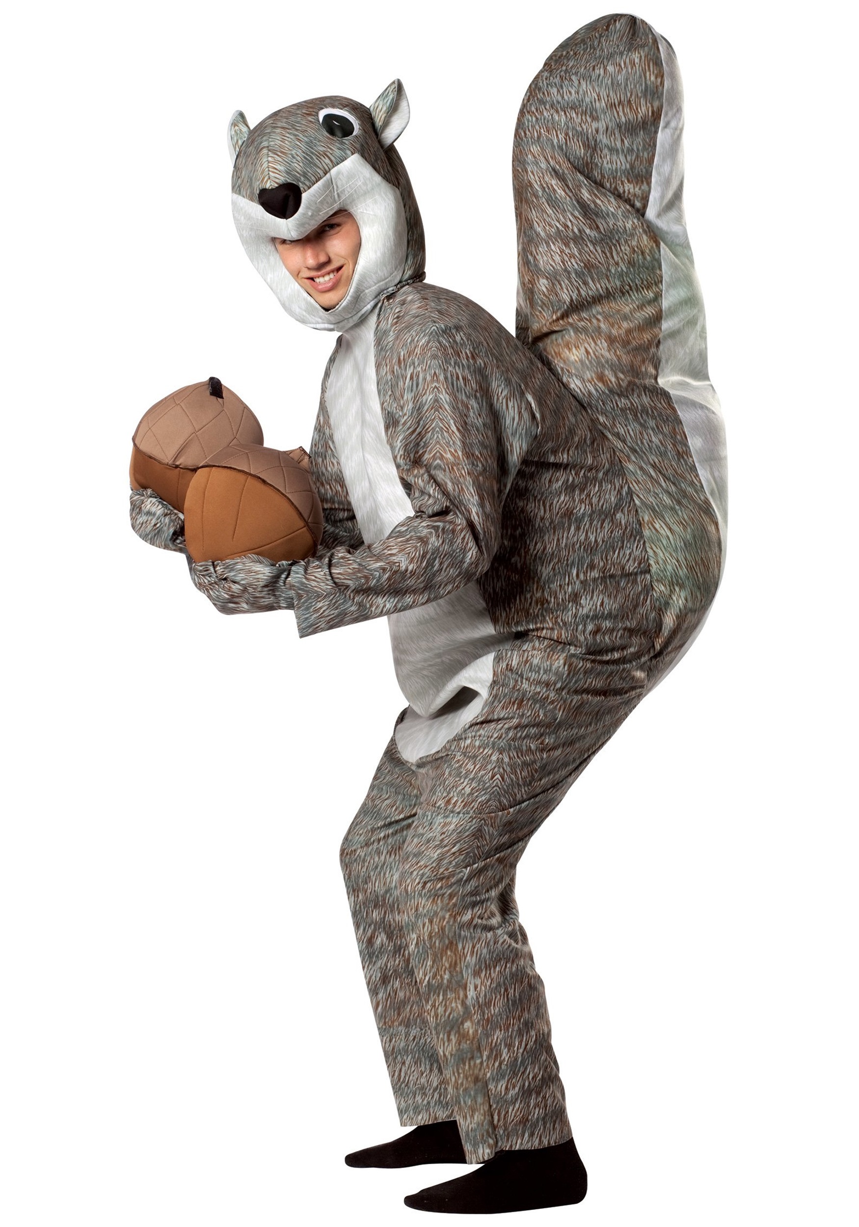 Adult Squirrel Costume - Funny Animal Halloween Costumes for Adults