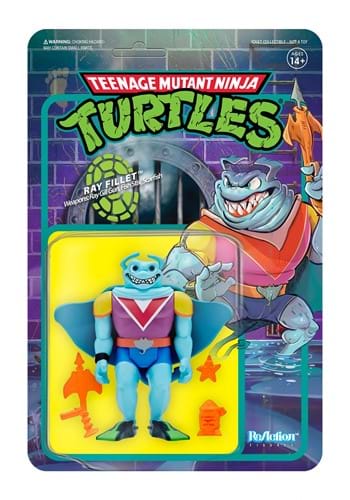 TMNT ReAction Wave 3 Ray Fillet Action Figure