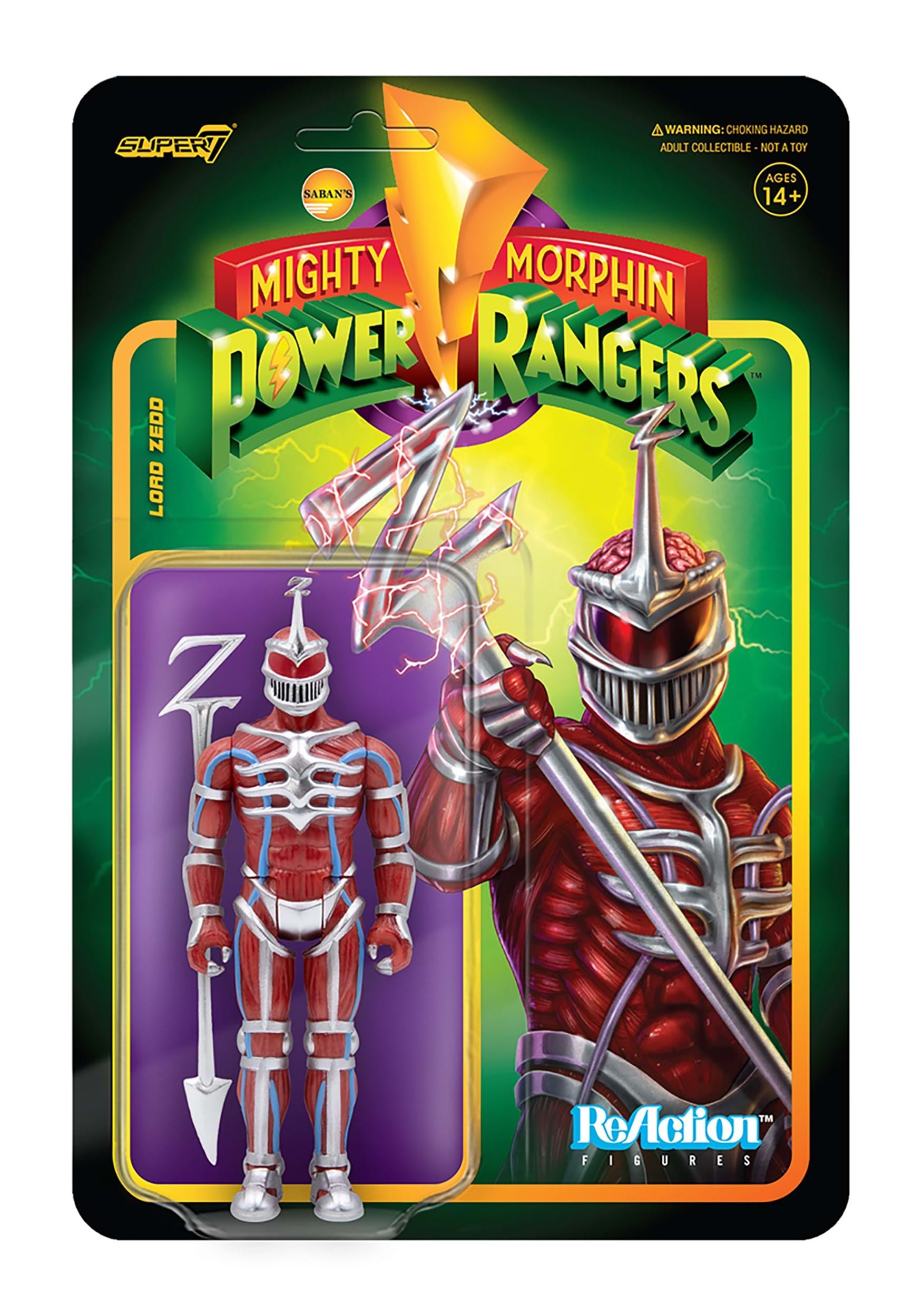 Mighty Morphin Power Rangers ReAction Wave 2 Lord Zedd Figure