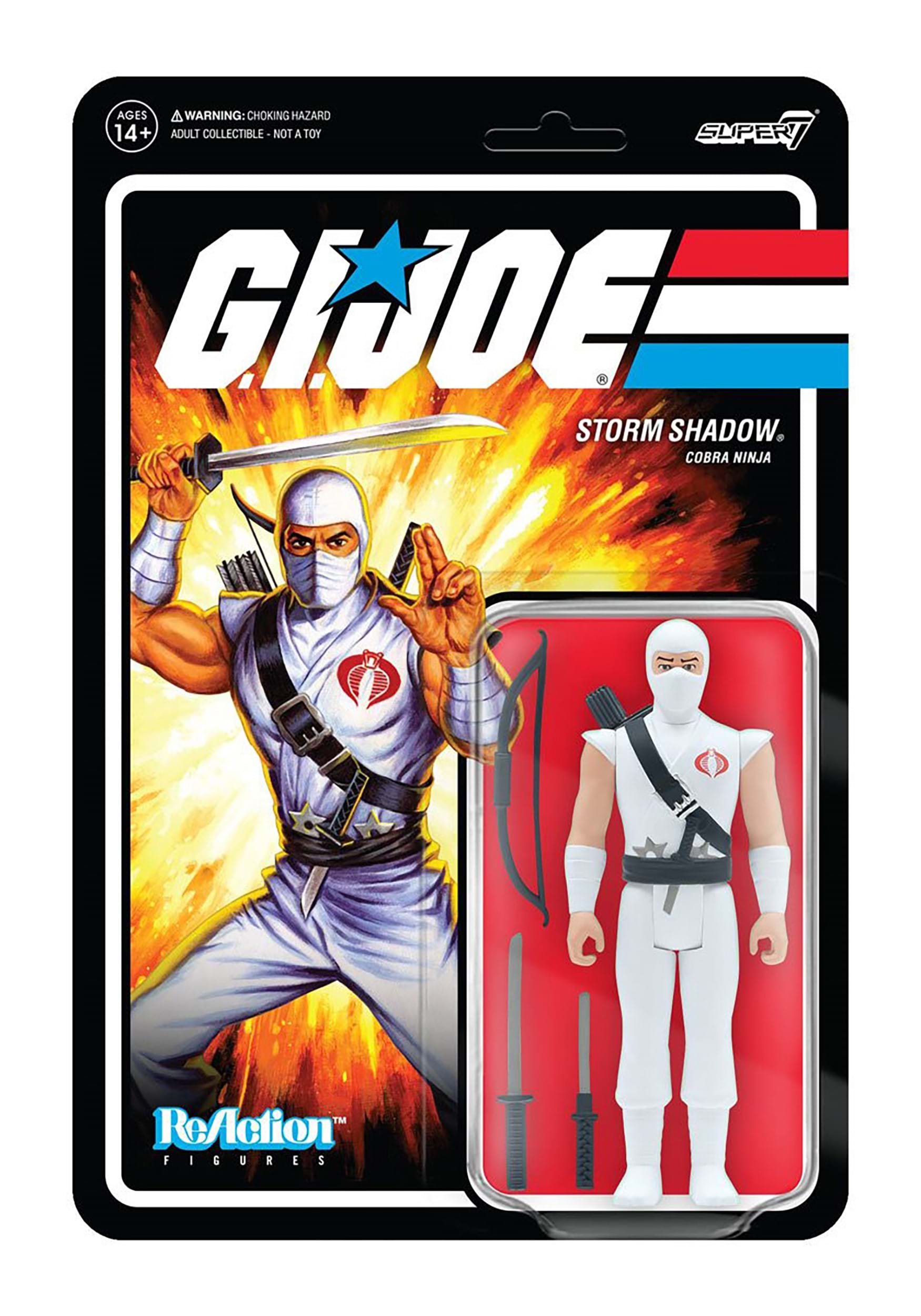 G.I. Joe Wave 2 ReAction Storm Shadow Action Figure
