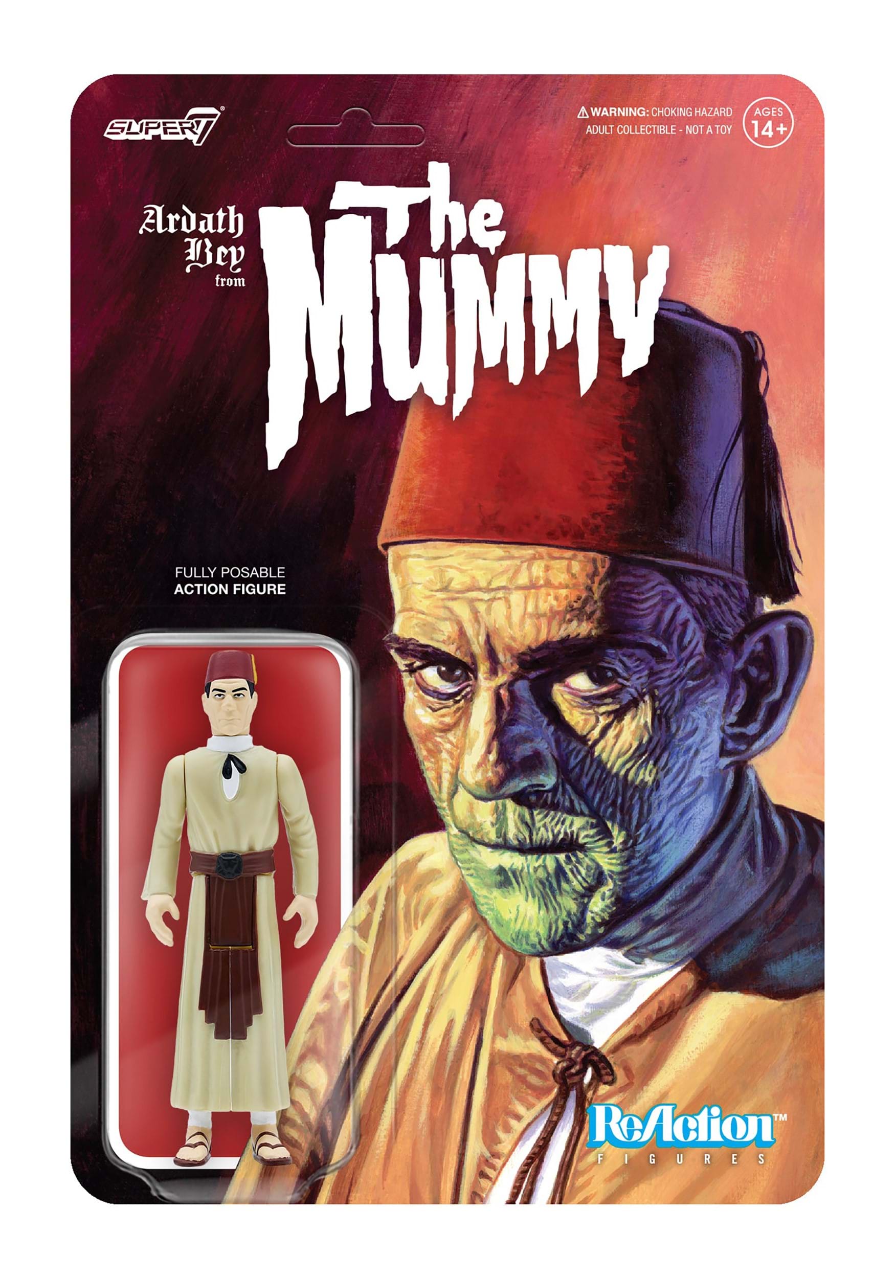 Universal Monsters Reaction The Mummy Ardath Bey Action Figure