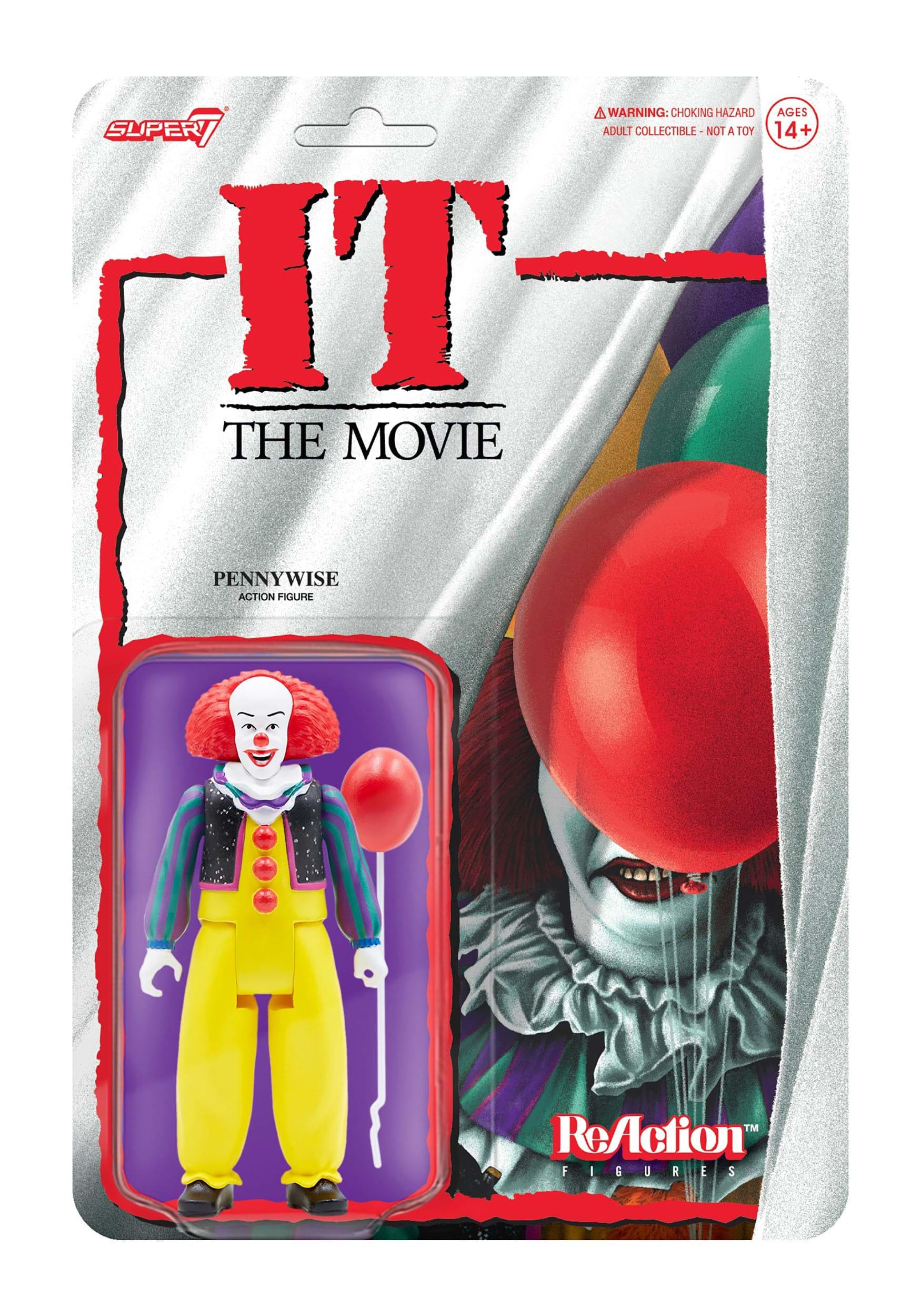 ReAction IT Pennywise Clown Action Figure