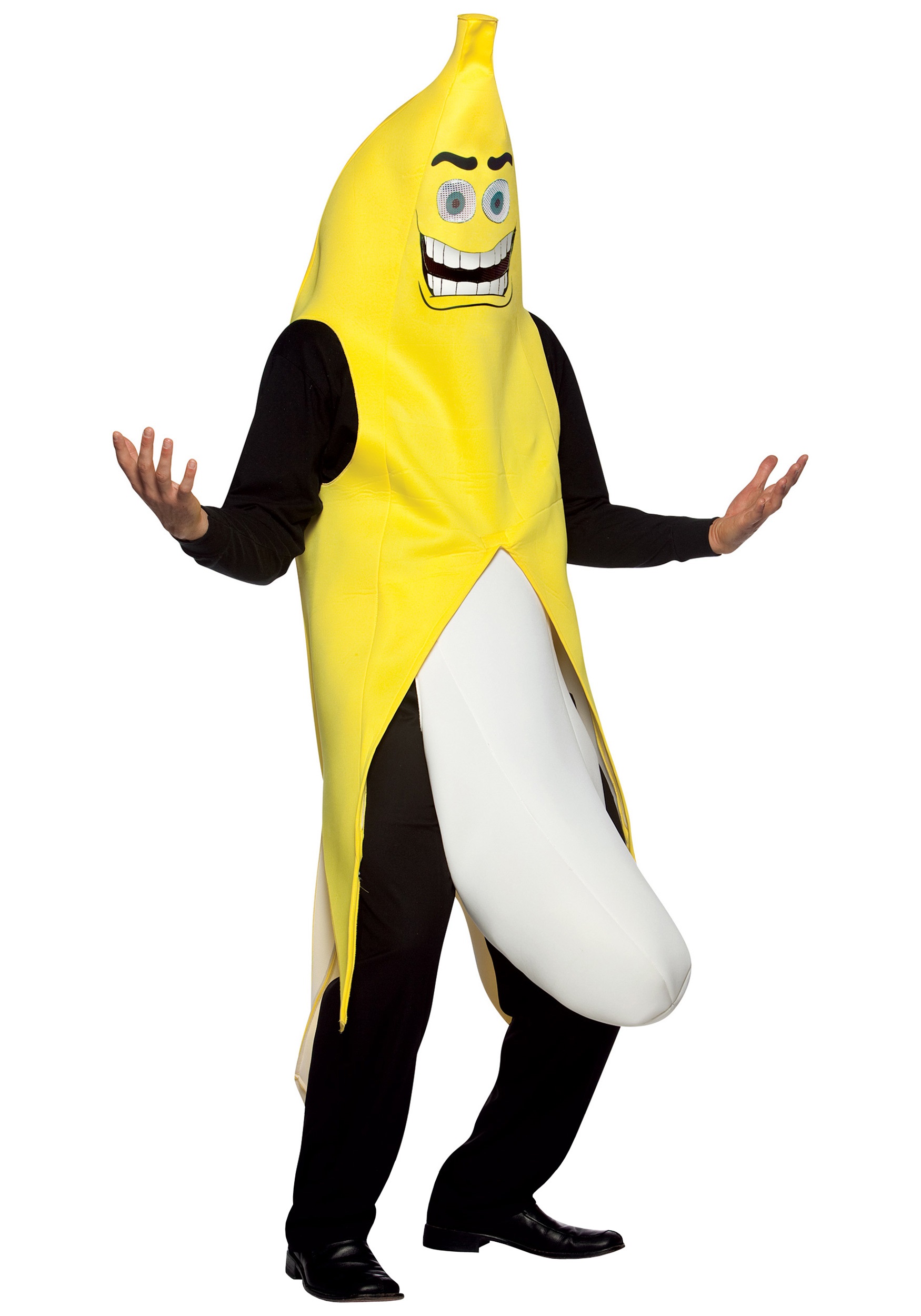 Photos - Fancy Dress Rasta Imposta Yellow Banana Flasher Costume for Adults Yellow RA6551