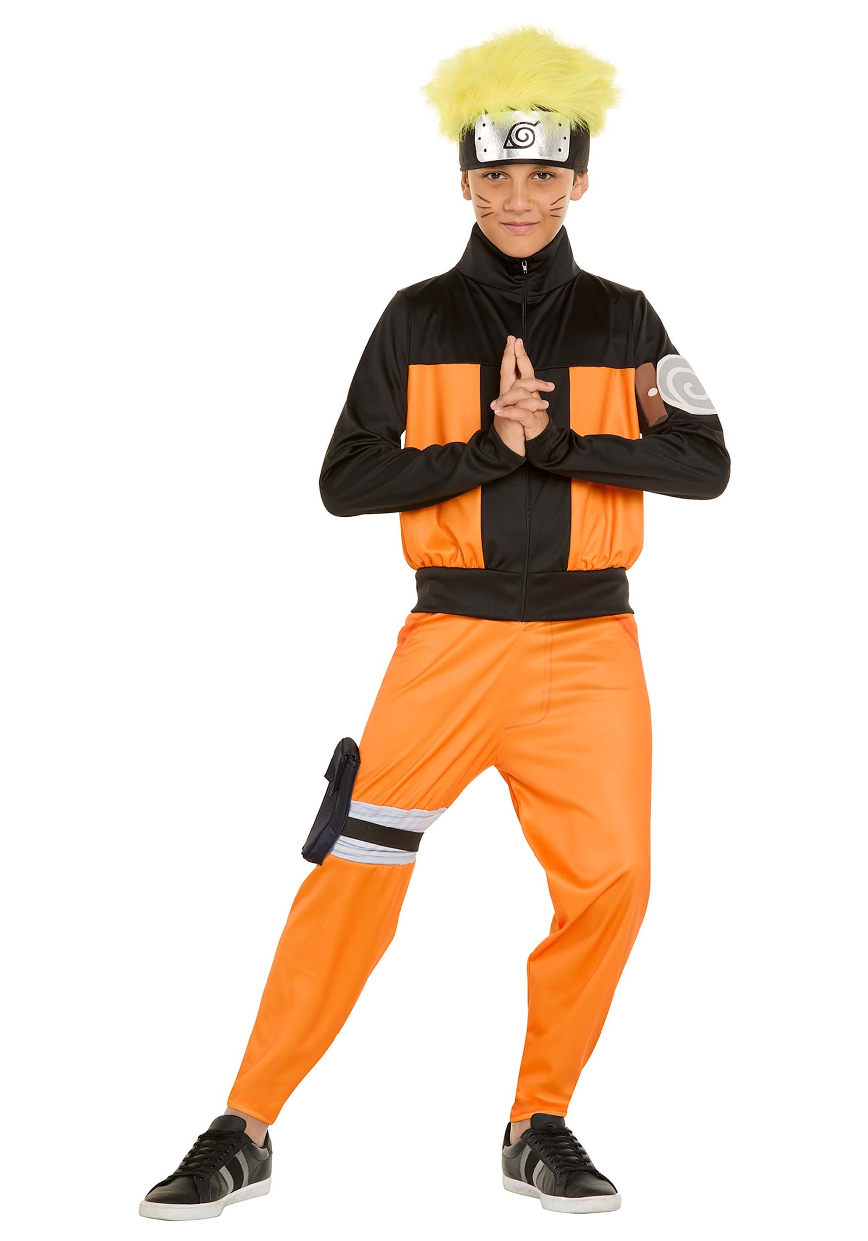 Photos - Fancy Dress InSpirit Naruto Shippuden Naruto Costume for Kids | Anime Costumes Black&#