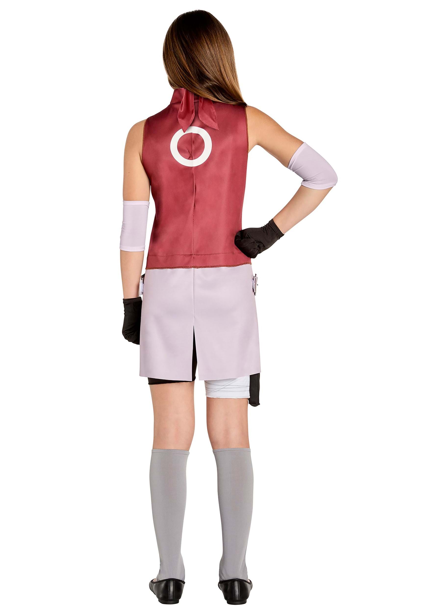 Naruto Shippuden Sakura Costume For Girls , Ninja Costume