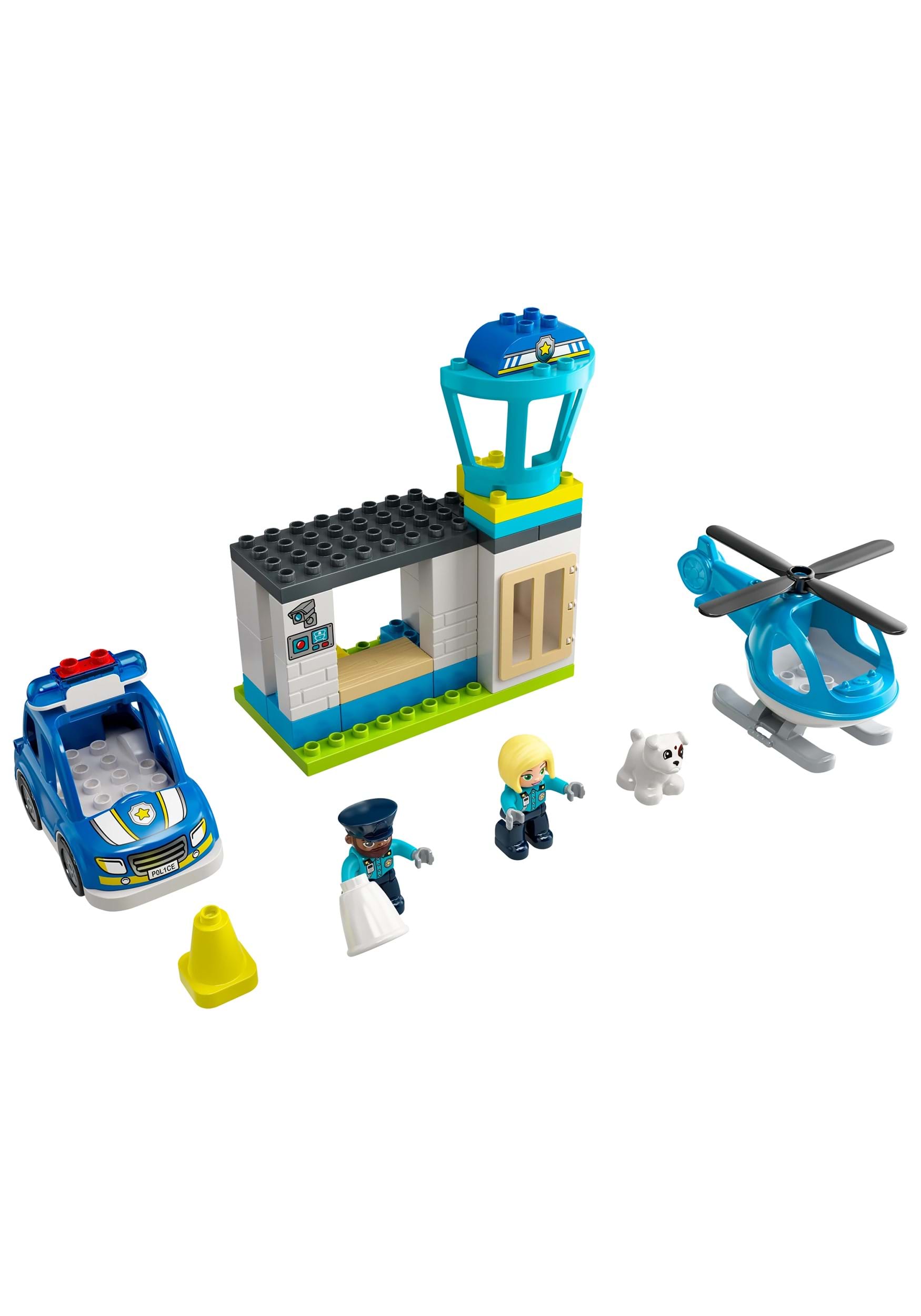 golf Duplicatie Habubu LEGO Duplo Deluxe Police Station & Helicopter Building Set