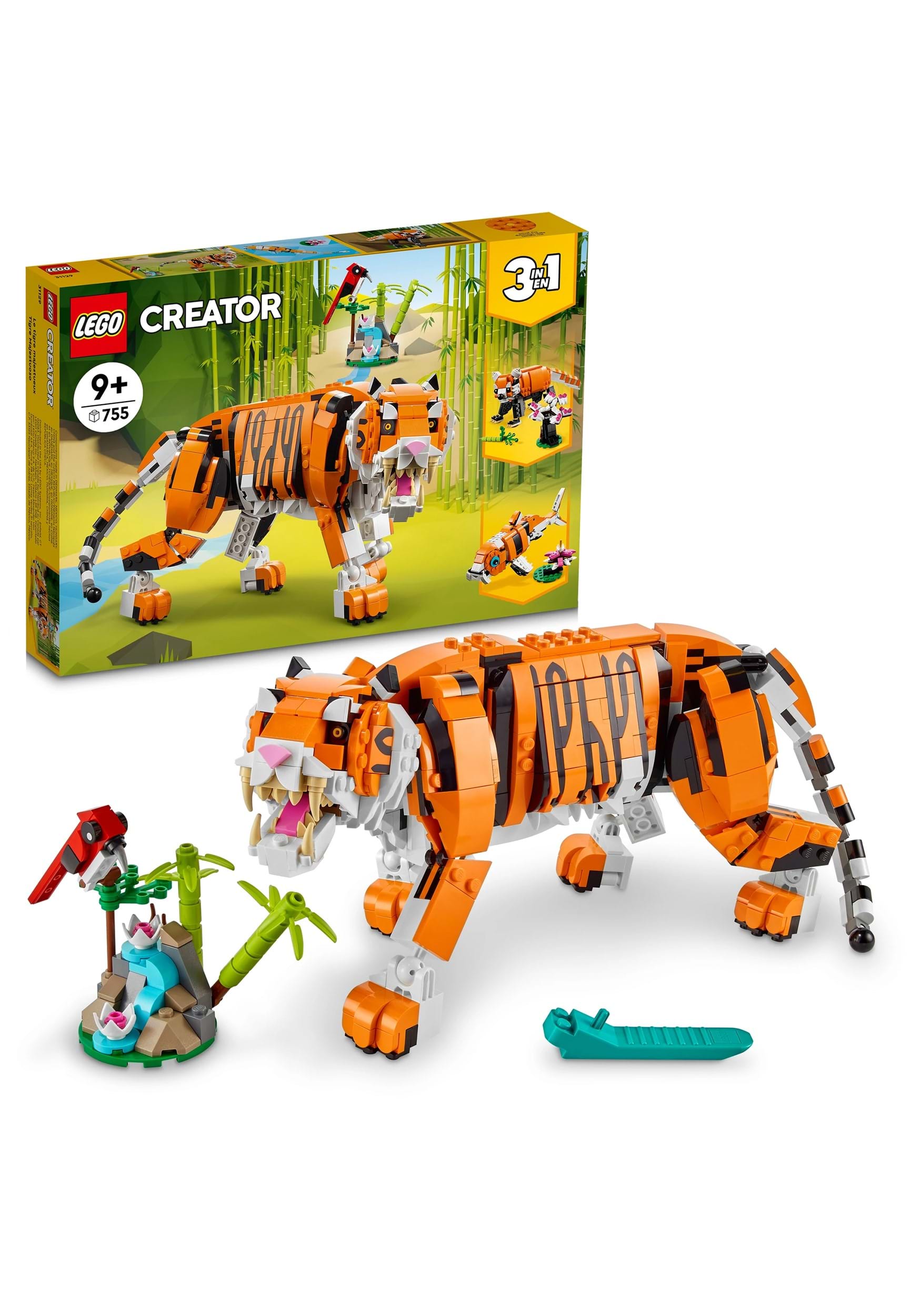 LEGO Creator Tiger 3-in-1 Building Set