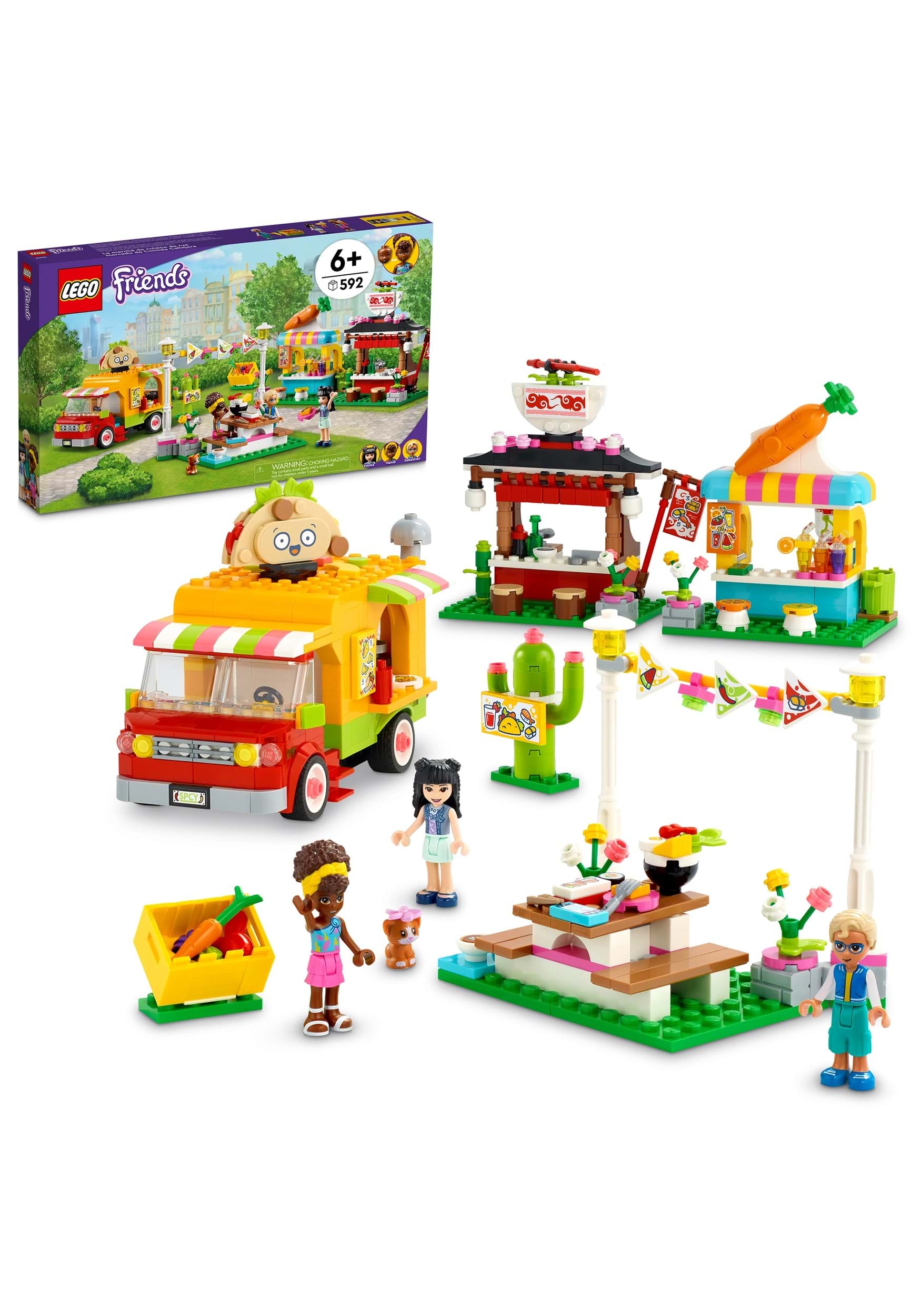 LEGO Friends Food Market Building Set