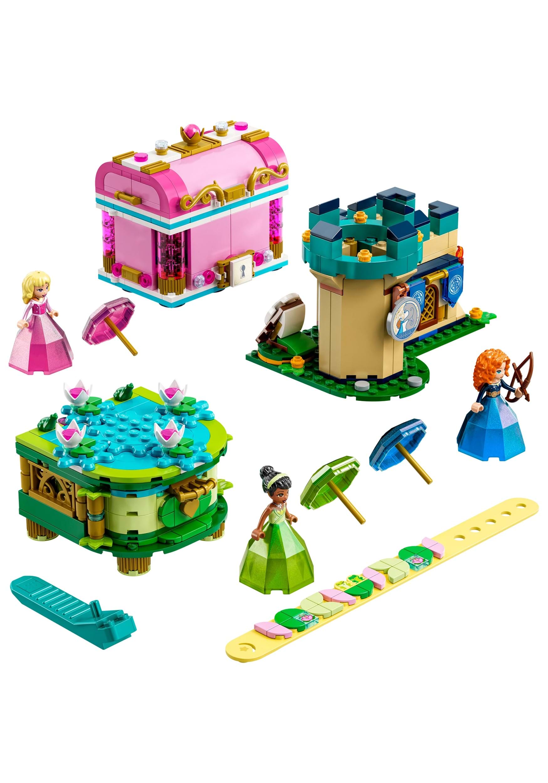 LEGO Aurora, Merida and Tiana's Enchanted Creations Building Kit