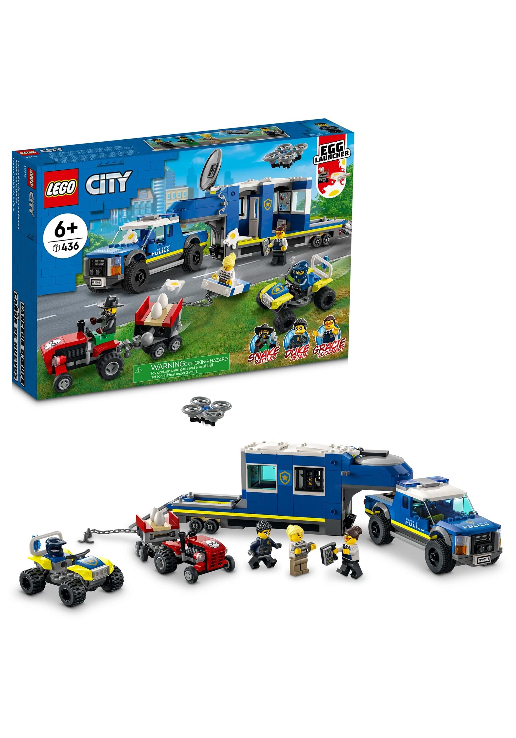 LEGO City Police Mobile Command Truck Building Kit