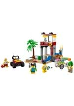 LEGO City Beach Lifeguard Station Building Set Alt 1