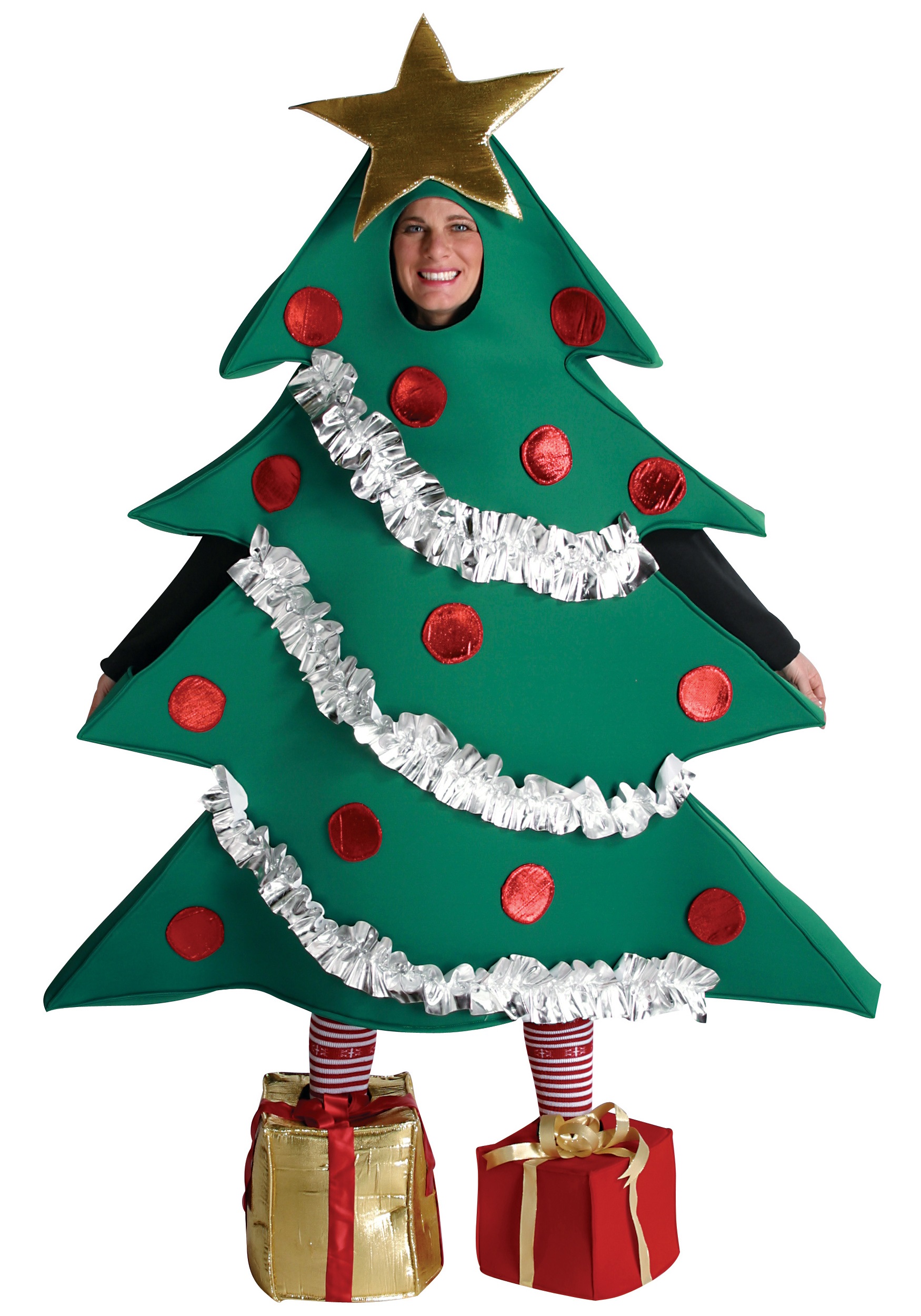 CK1352 Child Christmas Tree Funny Costume Christmas Novelty Fancy Dress Outfit