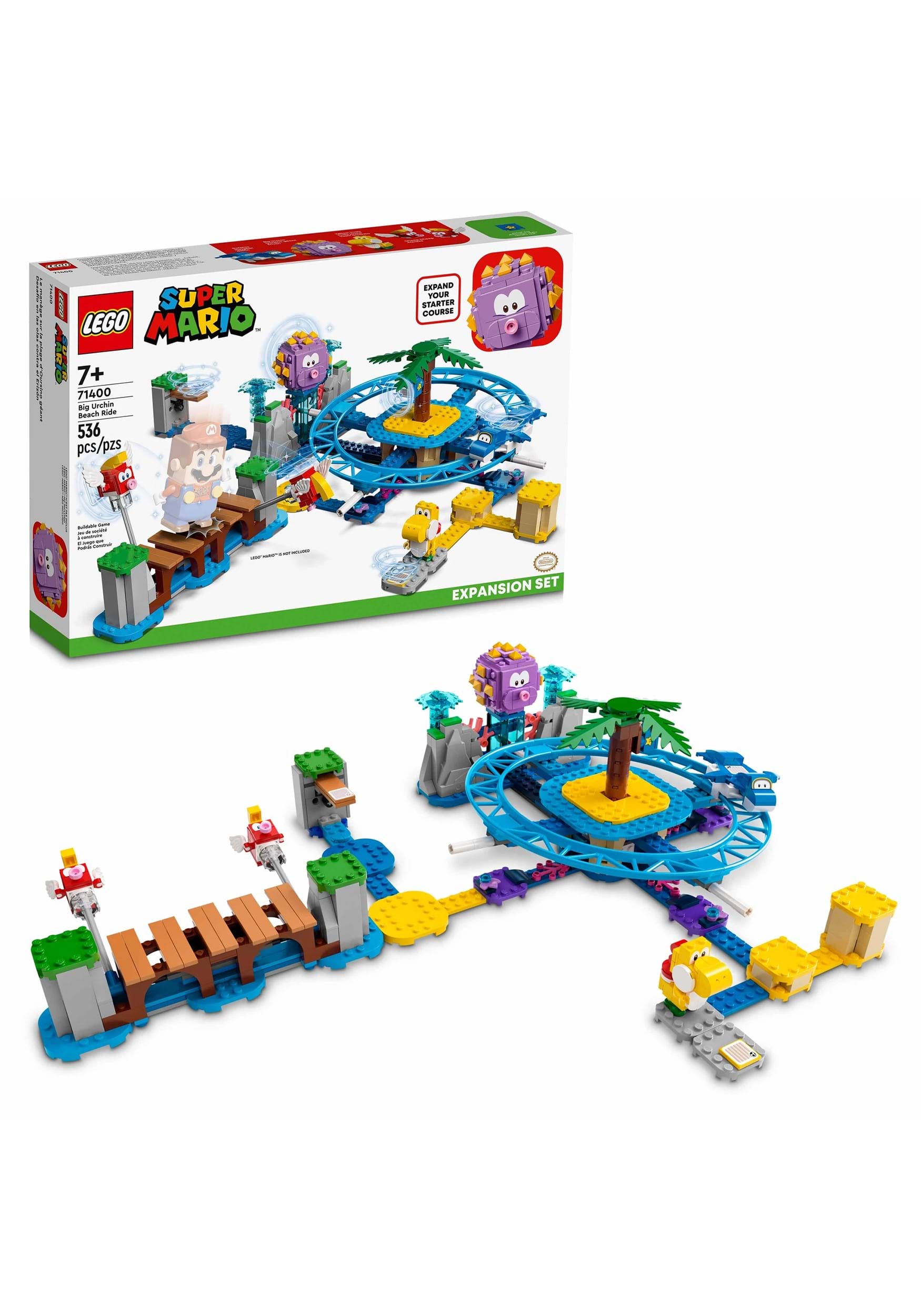 LEGO Super Mario Big Urchin Beach Ride Expansion Building Set