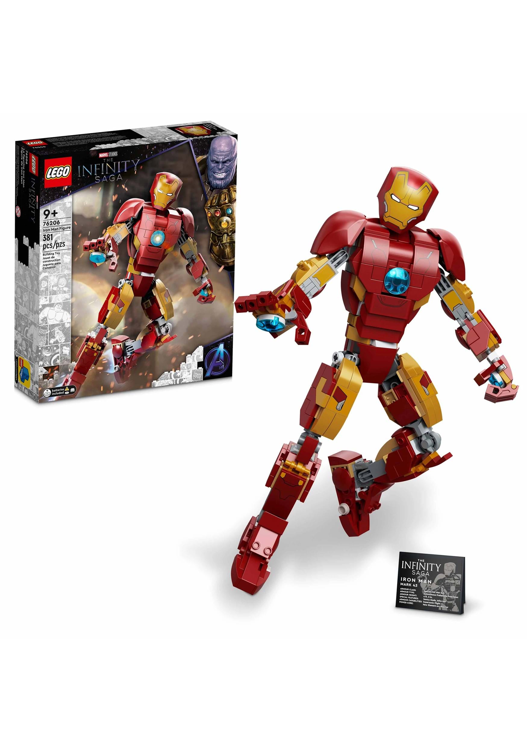 LEGO Iron Man Figure Building Kit