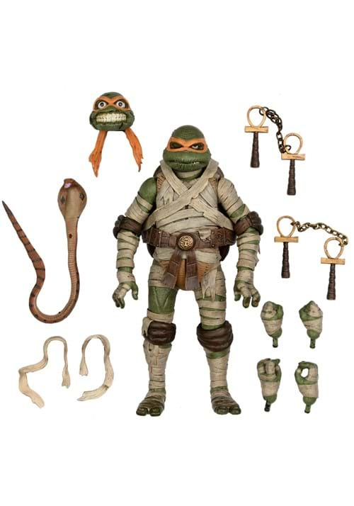 Universal Monsters x TMNT Michelangelo as the Mumm