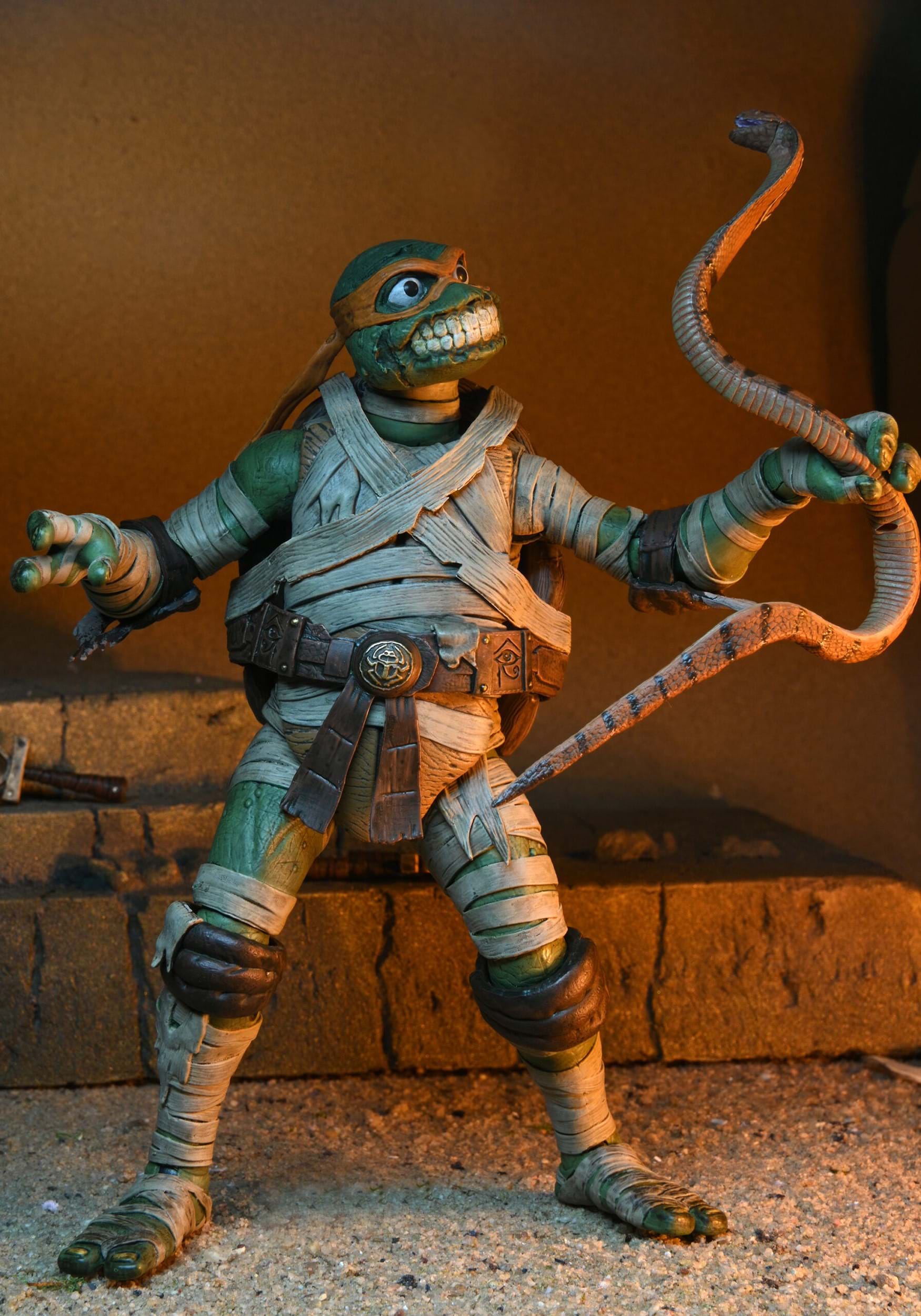 Universal Monsters x TMNT Michelangelo as the Mummy