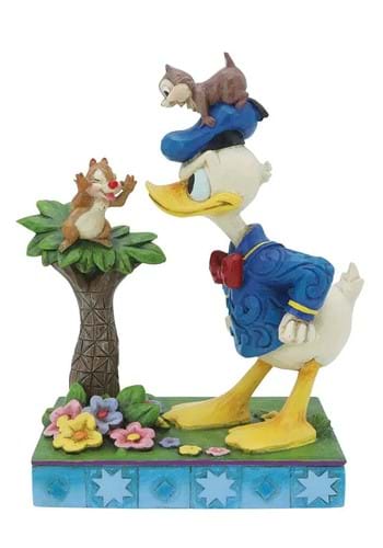 Jim Shore Donald Duck with Chip and Dale Statue