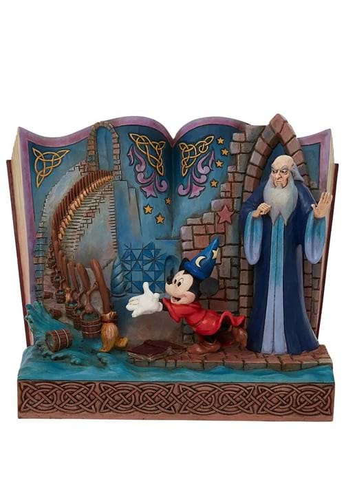 Jim Shore Sorcerer Mickey Storybook Diorama