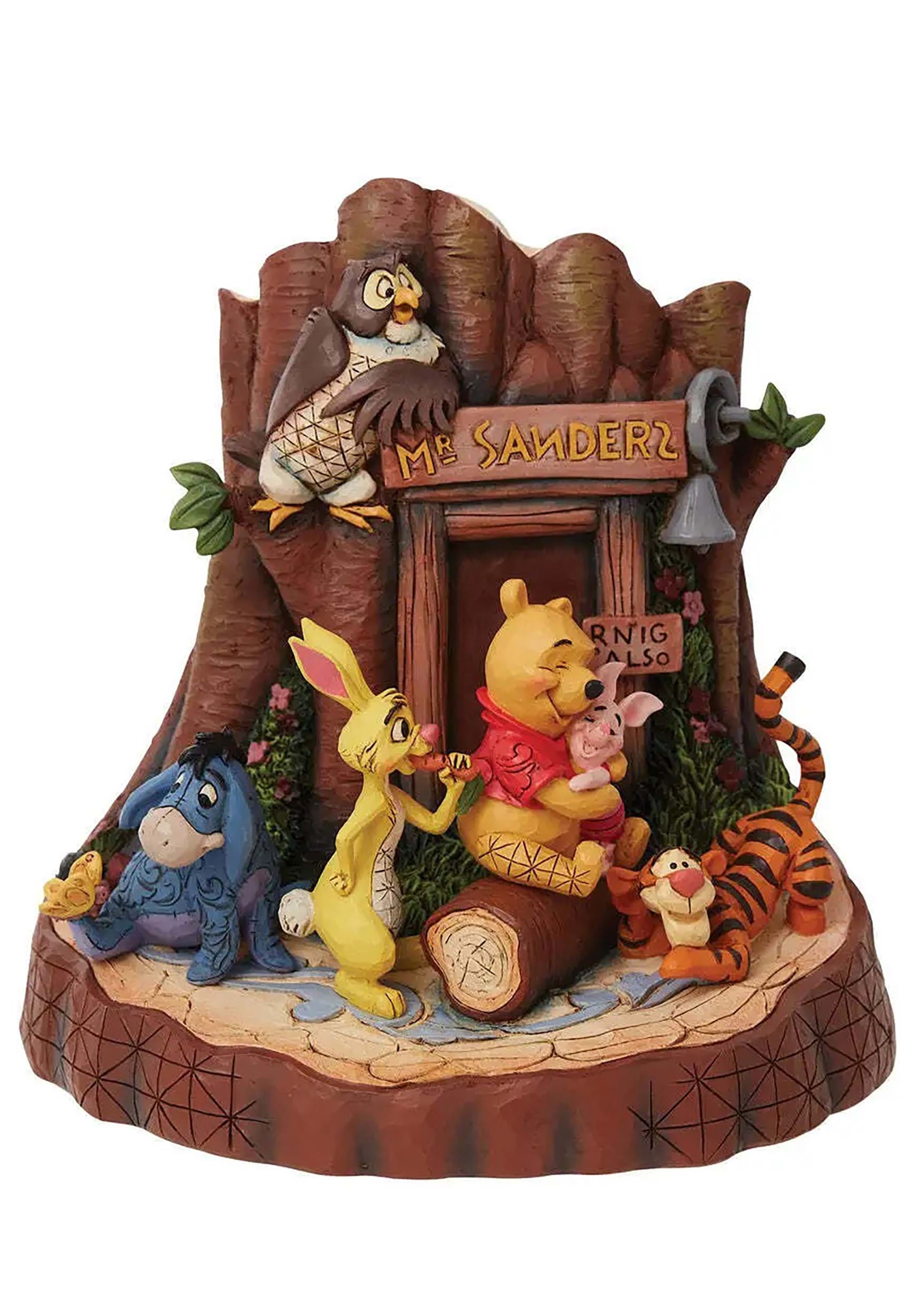 Jim Shore Winnie the Pooh Carved by Heart Diorama Figure