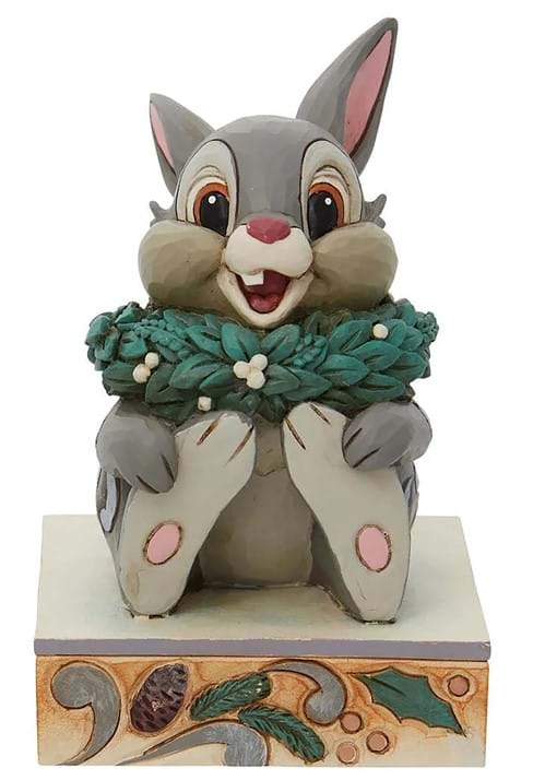 Jim Shore Bambi Thumper Christmas Statue