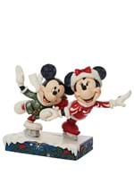 Jim Shore Mickey and Minnie Ice Skating Statue Alt 1