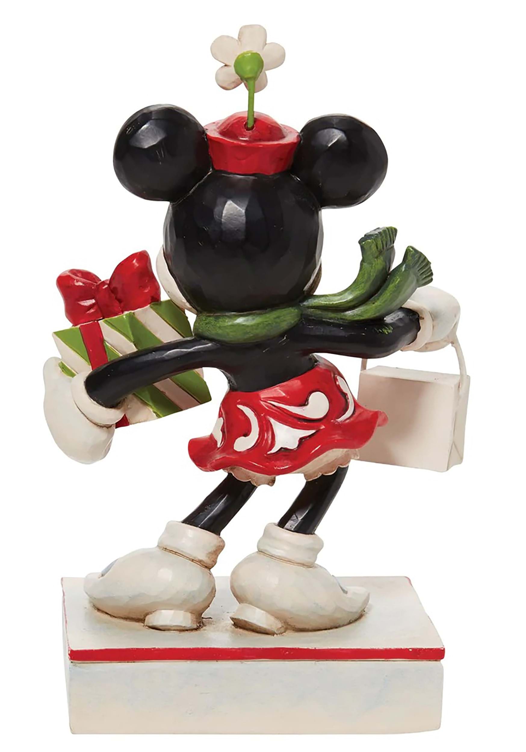 Minnie Gift And Bag Statue By Jim Shore