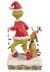 Jim Shore Grinch and Max Wrapped in Lights Statue Alt 1