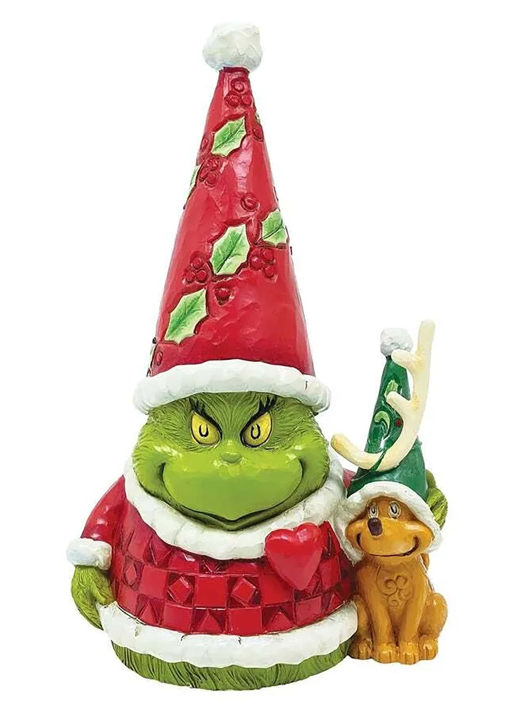 Jim Shore Grinch and Max as Gnome