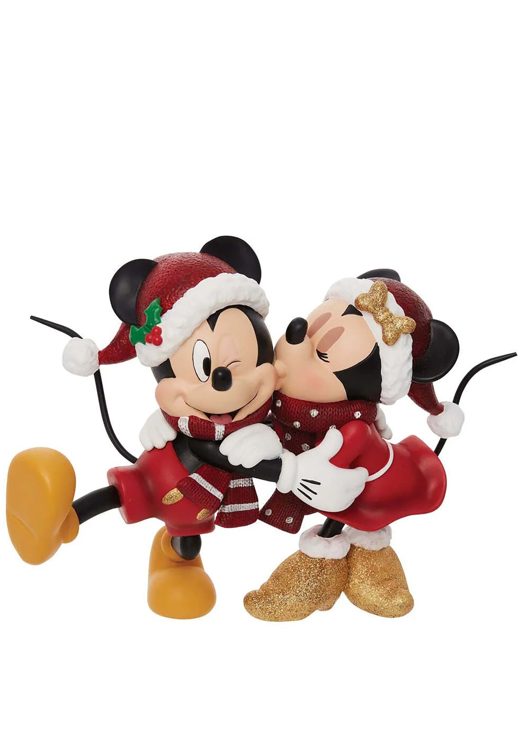 Disney Mickey & Minnie Holiday Statue